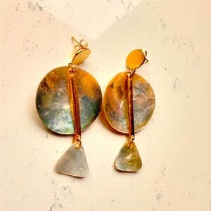 Handmade shell earrings